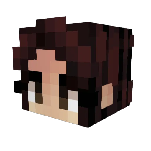 Queen_Bee_007 Minecraft avatar head, 3D render