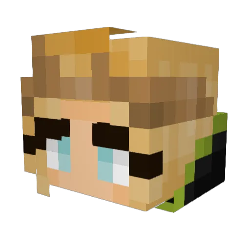 Queen_Loki69 Minecraft avatar head, 3D render