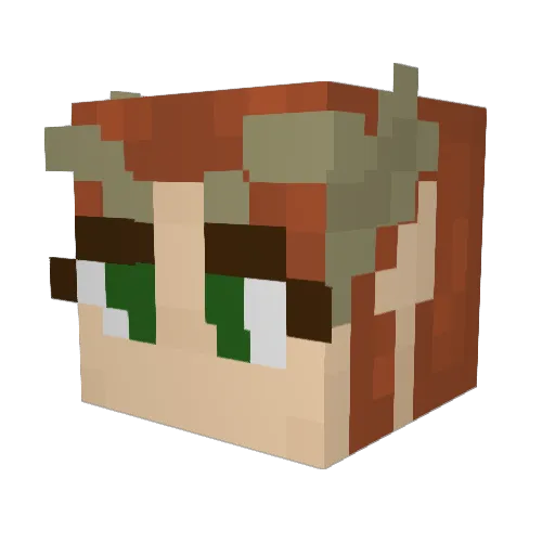 Queen_Penelope Minecraft avatar head, 3D render