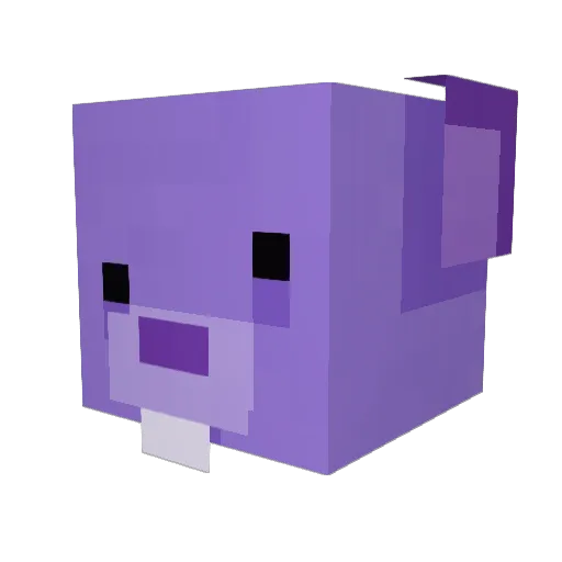 Queen_Rattish Minecraft avatar head, 3D render