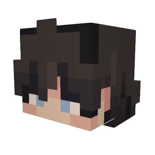 Queen_Seasa Minecraft avatar head, 3D render