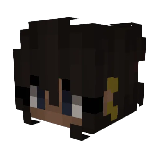 Queenbee1535 Minecraft avatar head, 3D render