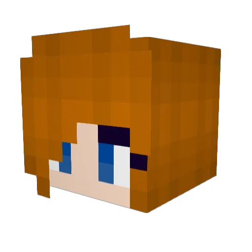Queenie0310 Minecraft avatar head, 3D render