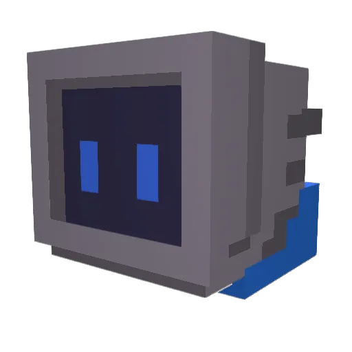 Queenof100candy Minecraft avatar head, 3D render