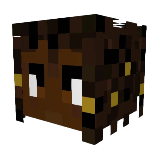 Queeny_rjay Minecraft avatar head, 3D render