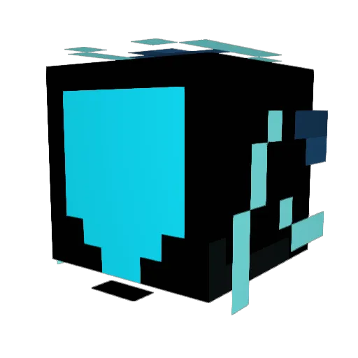 QuelamiaTR Minecraft avatar head, 3D render