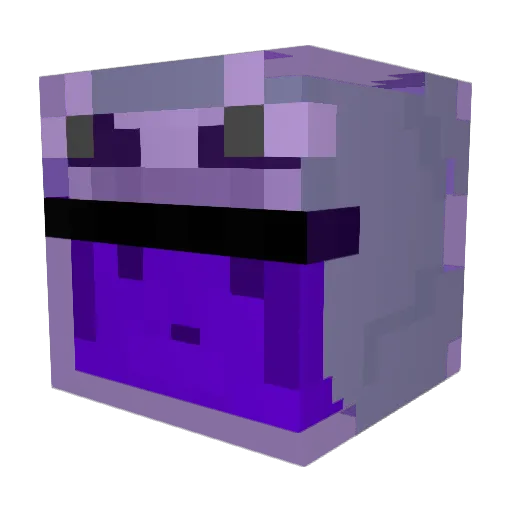 Quenq Minecraft avatar head, 3D render