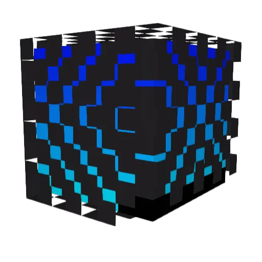 Quenra97 Minecraft avatar head, 3D render