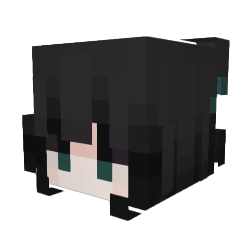 Quent_007 Minecraft avatar head, 3D render