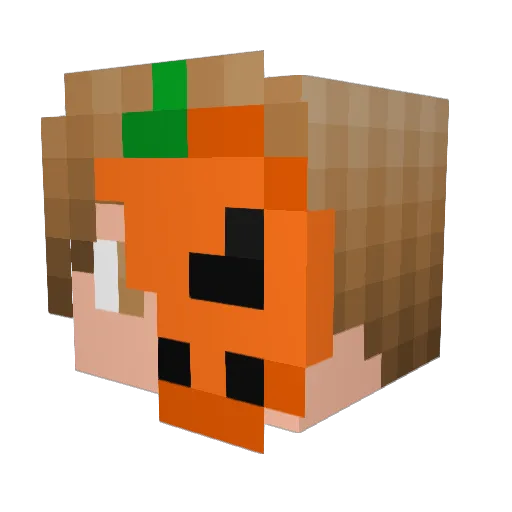 Quentao00 Minecraft avatar head, 3D render