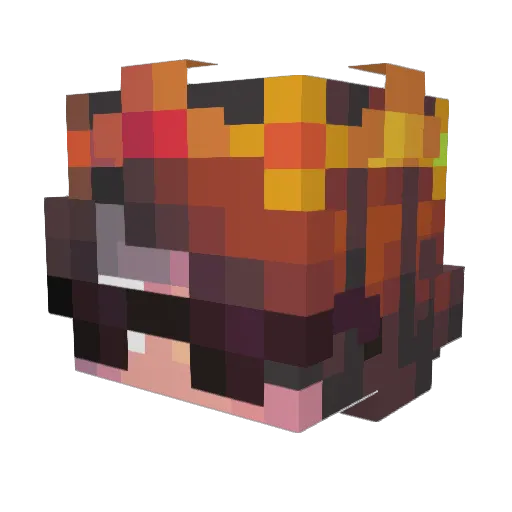 Quentin_201 Minecraft avatar head, 3D render