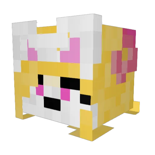 QuernMiyuki Minecraft avatar head, 3D render