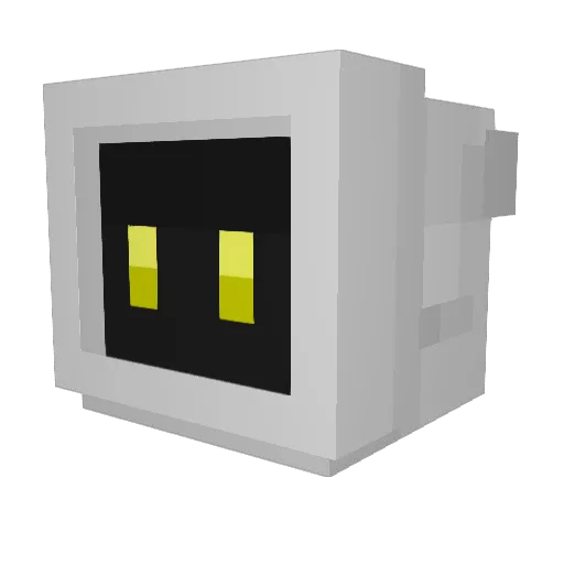 Quern_ Minecraft avatar head, 3D render