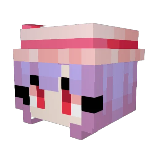 Querstly Minecraft avatar head, 3D render