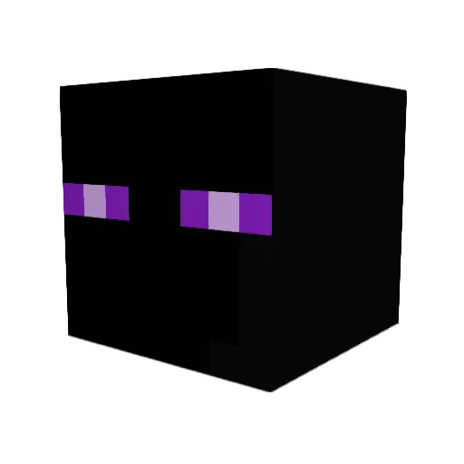 Quertyy Minecraft avatar head, 3D render
