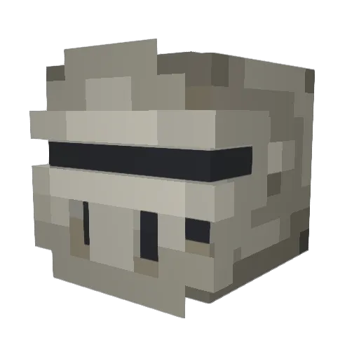 Quesillo666 Minecraft avatar head, 3D render