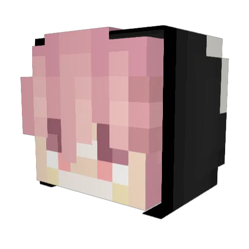 QuesitoChips Minecraft avatar head, 3D render