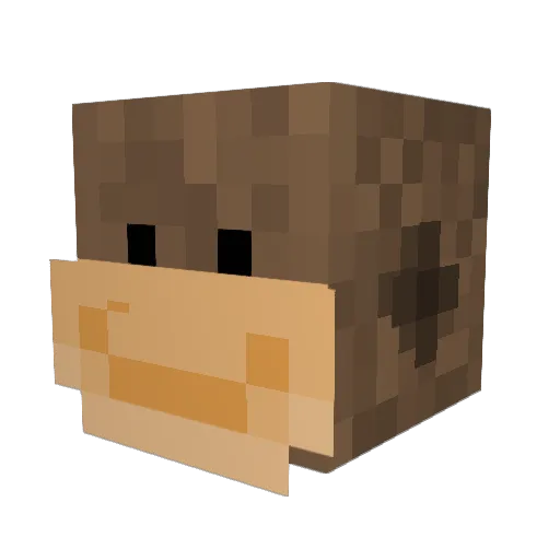 Quesitos Minecraft avatar head, 3D render