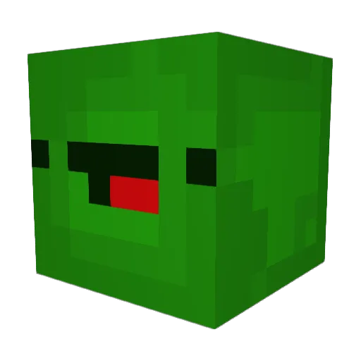 Quesj Minecraft avatar head, 3D render