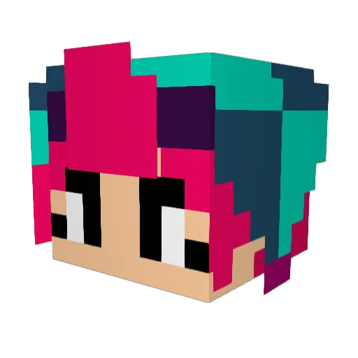 QuesoSpicy Minecraft avatar head, 3D render