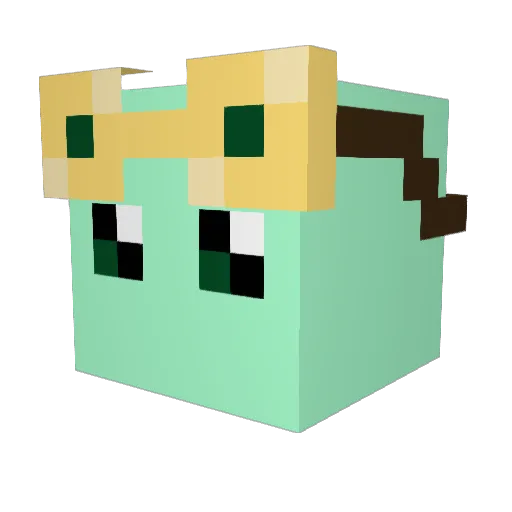 Quest_is_cool Minecraft avatar head, 3D render