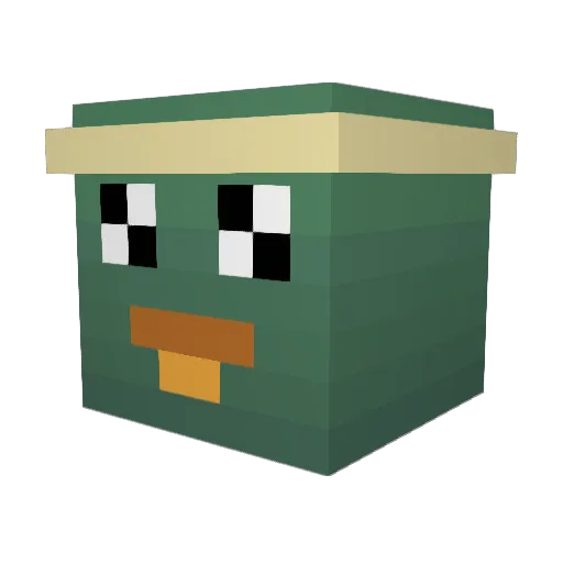 Minecraft-Avatar von QuestionusMarkus: Kopf als 3D-Render