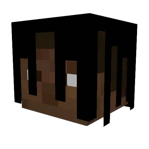 Quetglas97 Minecraft avatar head, 3D render