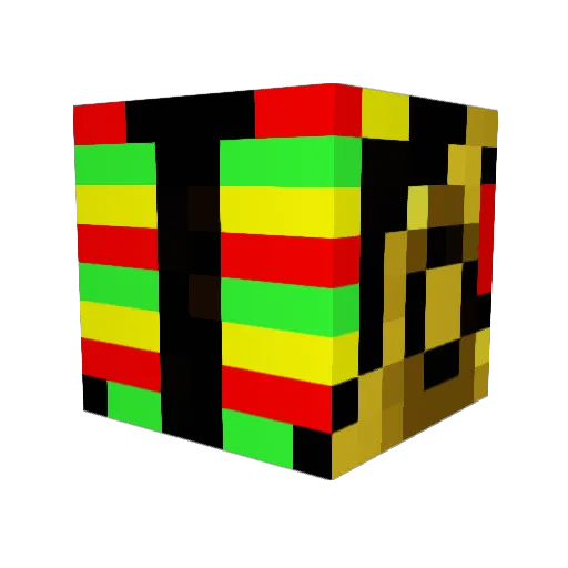 Quevinkk Minecraft avatar head, 3D render