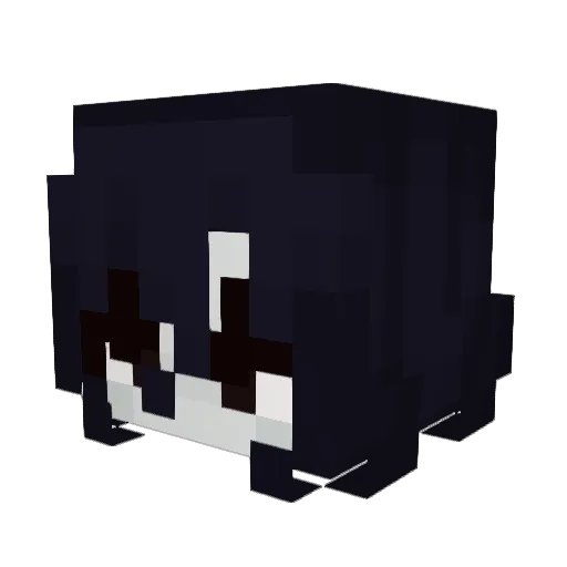 Quez9619TTV Minecraft avatar head, 3D render