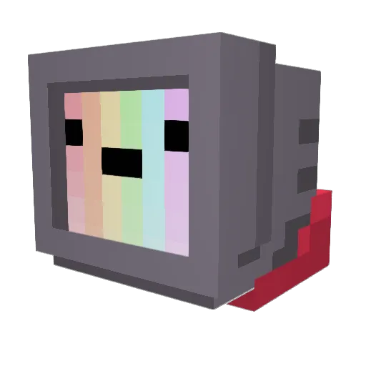 Quiche_Kid Minecraft avatar head, 3D render