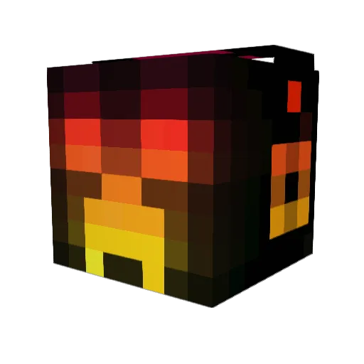 QuickBrick18 Minecraft avatar head, 3D render