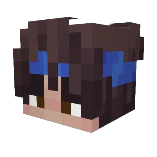 QuickCoder43 Minecraft avatar head, 3D render