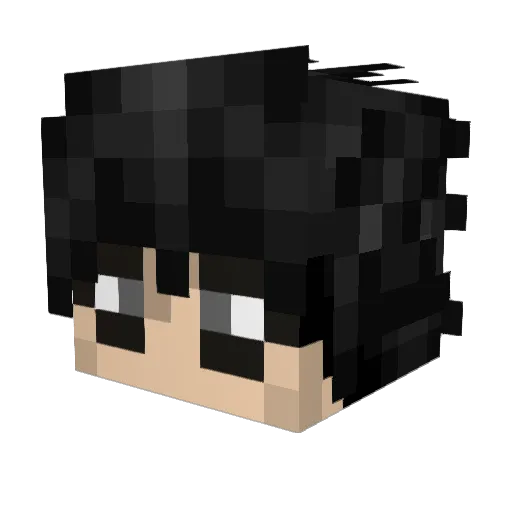 QuickDropGaming Minecraft avatar head, 3D render