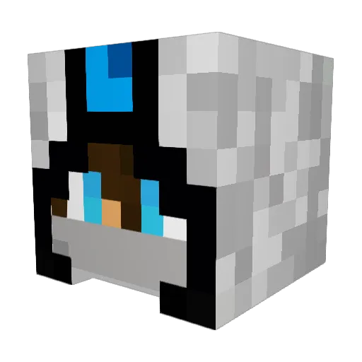 QuickFlash727 Minecraft avatar head, 3D render