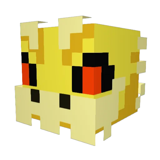 QuickKarma Minecraft avatar head, 3D render