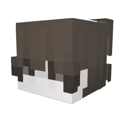 QuickVoid Minecraft avatar head, 3D render