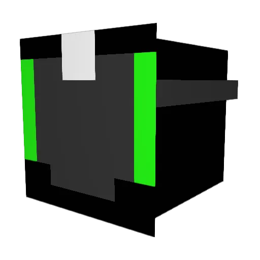 Quick_Kevin Minecraft avatar head, 3D render