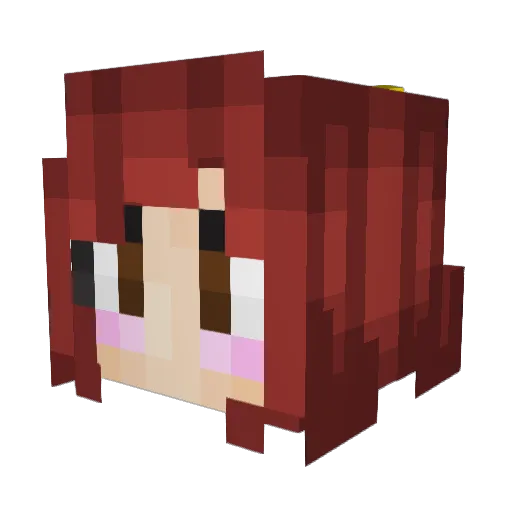 Quikemon1204 Minecraft avatar head, 3D render