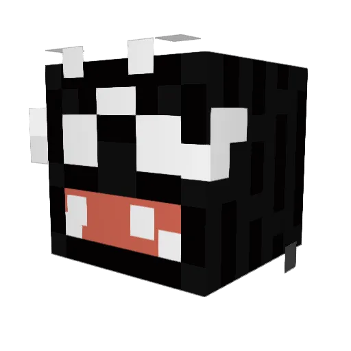 Quilavis Minecraft avatar head, 3D render