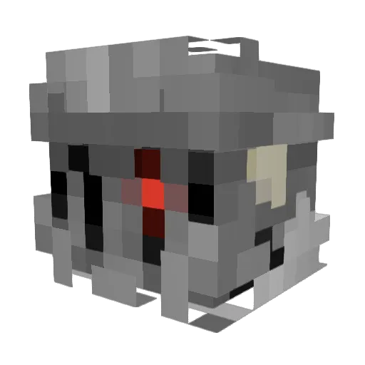 QuimeraFantasma Minecraft avatar head, 3D render