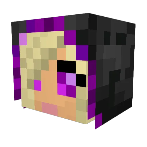 QuinKamp Minecraft avatar head, 3D render