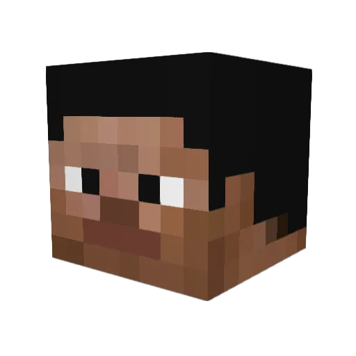 Quin_1313 Minecraft avatar head, 3D render