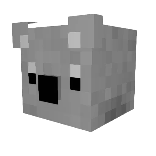 Quinn_igan Minecraft avatar head, 3D render