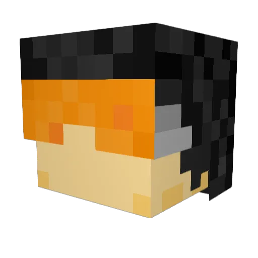 Quinny_boiyo Minecraft avatar head, 3D render