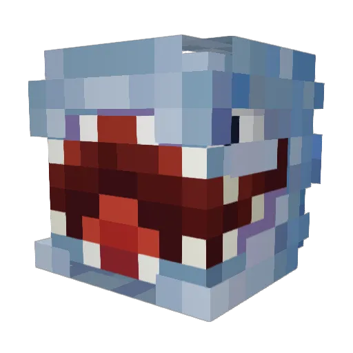 Quinoman1000 Minecraft avatar head, 3D render
