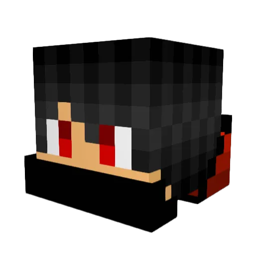 Quinstonn Minecraft avatar head, 3D render