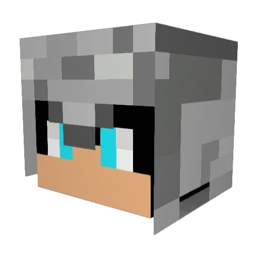 Quinten2407 Minecraft avatar head, 3D render