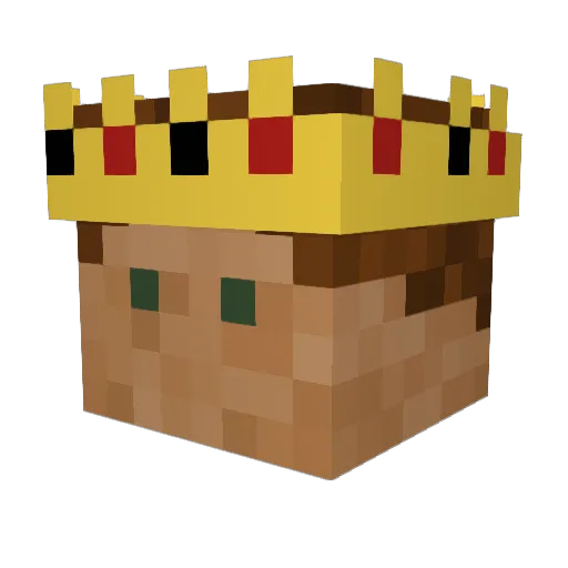 QuintenVsTheWrld Minecraft avatar head, 3D render