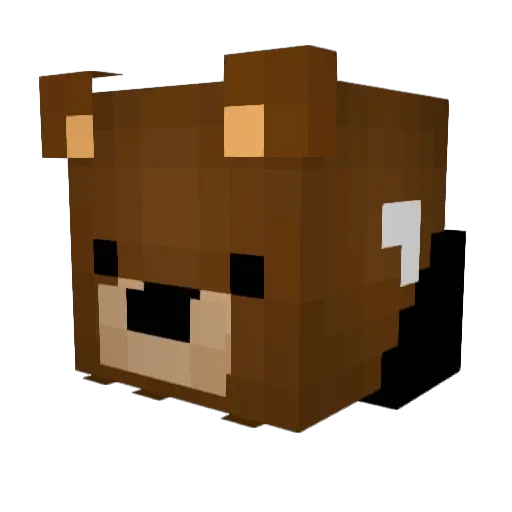 Quintsch Minecraft avatar head, 3D render
