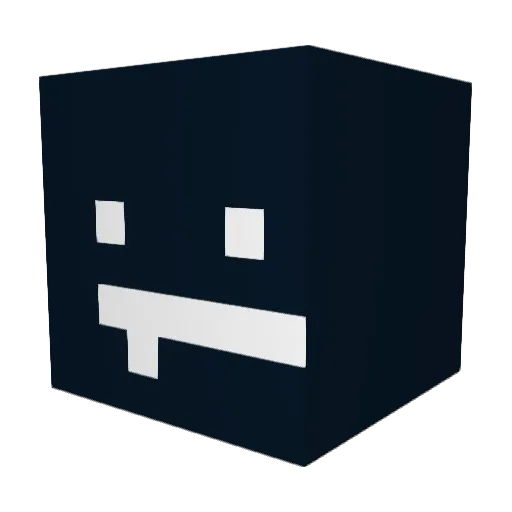 Quip3s Minecraft avatar head, 3D render